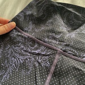 Lulu lemon purple pattern leggings